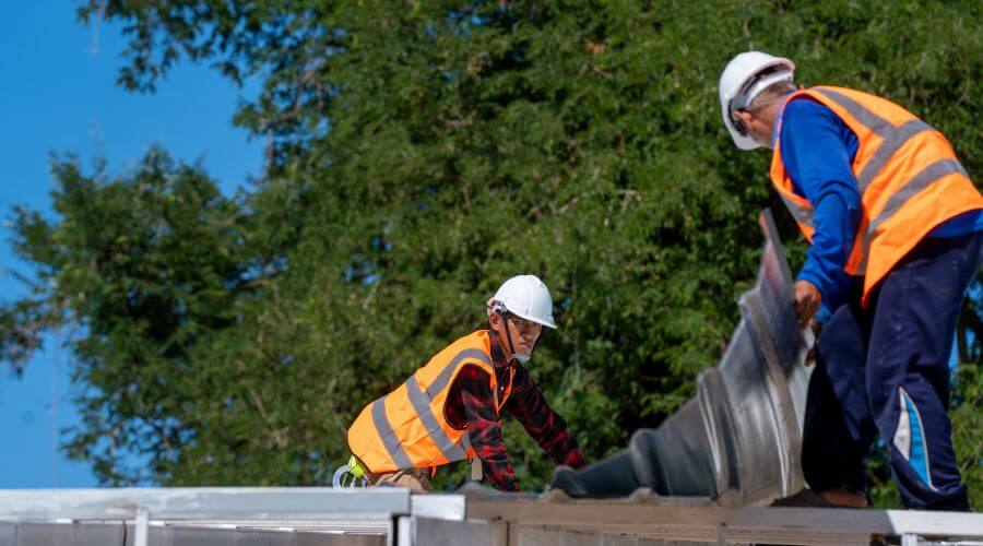 Professional gutter cleaning in Blairs, VA